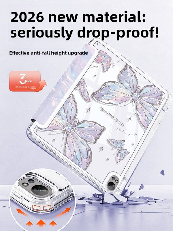 For Huawei matepad11.5 protective case 2026 new pro12.2 tablet case 115s with pen slot air12 all-inclusive For glory x10/9 anti-drop se10.4 star butterfly dance 2023 Tablet Accessories