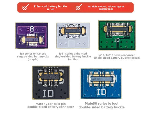 Double-sided battery buckle High voltage battery buckle Mobile phone repair battery buckle Main board boot battery buckle for iPhone Phone repair tools