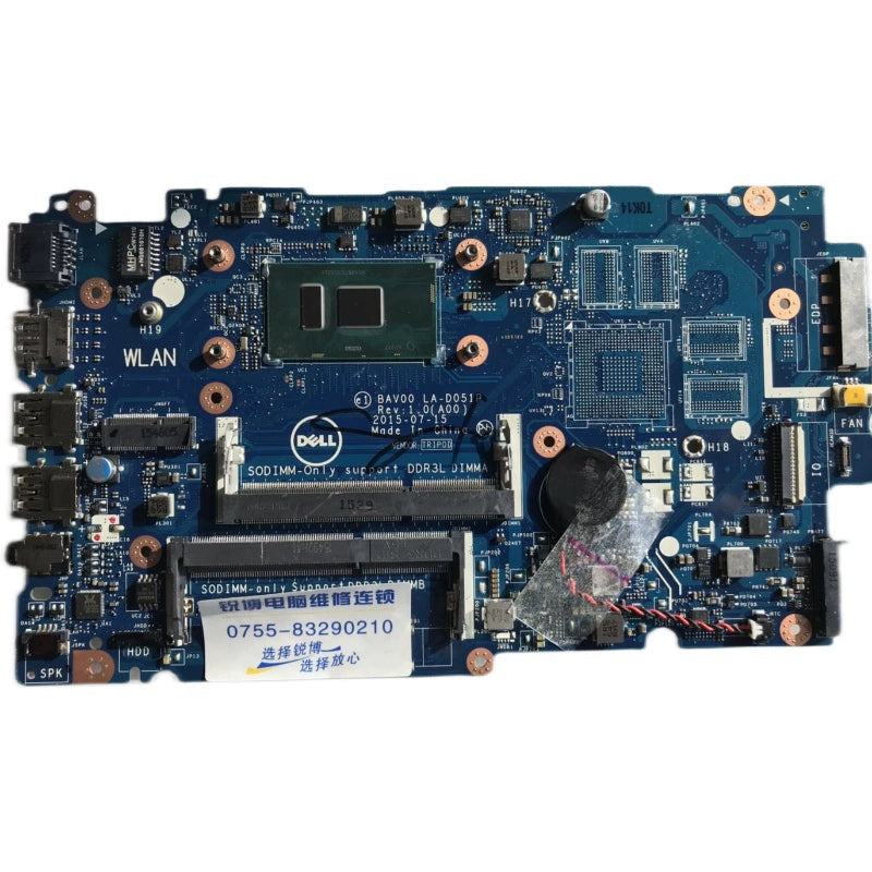 (Shipping fee not include)DELL  Latitude 3450 L3450 L3550   LA-B072P  板载CPU