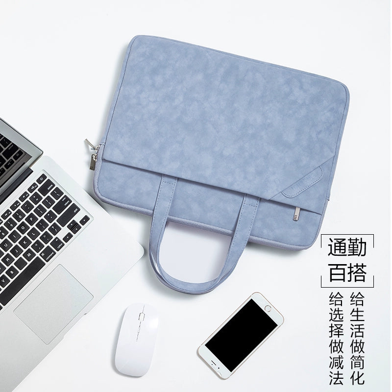 Laptop bag for apple macbookair 13 inch huawei 14 lenovo small new dell asus a bean 16 notebook macbook liner 15.6mac protective case air female pro male