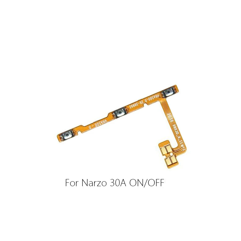 For Oppo Narzo 30 4G 30A 30Pro Narzo50 50A Power cable Switch on volume flex of ribbon