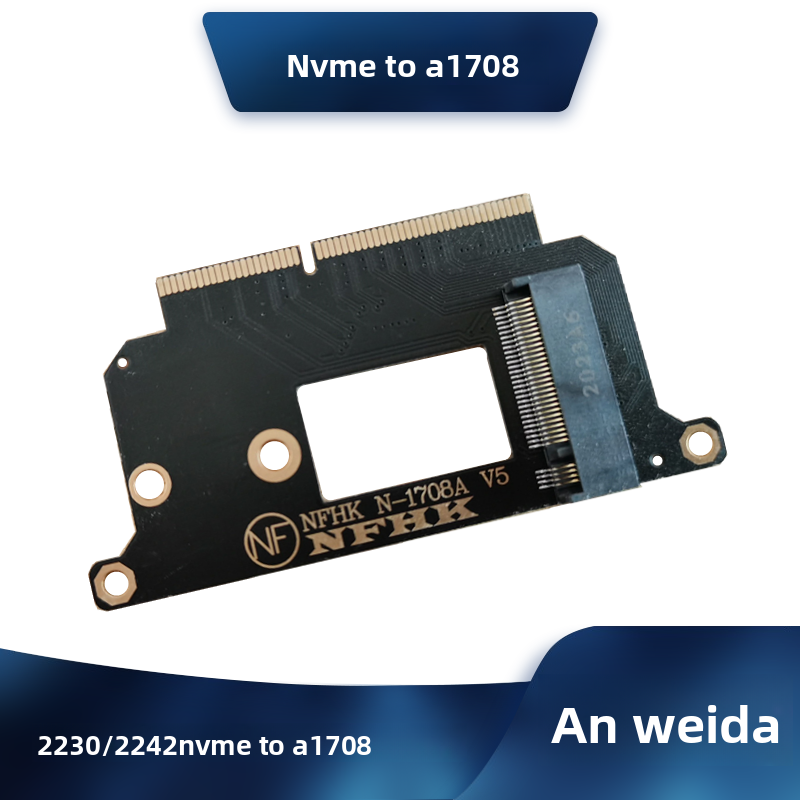 NVMe M.2 NGFF SSD to A1708 MacBook Pro 2016-2017 Solid State Drive Adapter Card Repair Tools