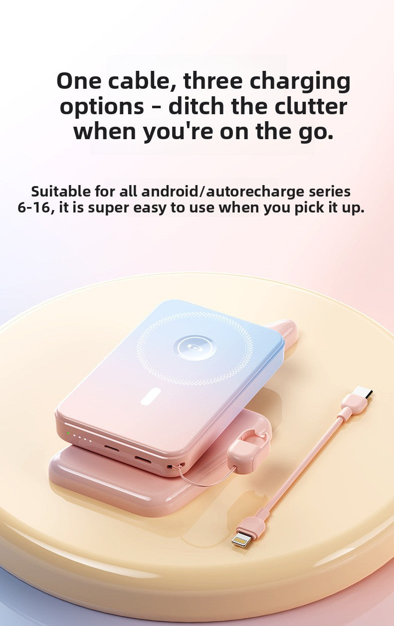 Magsafe magnetic wireless power bank super fast charging 10000 mAh rechargeable watch mobile power supply