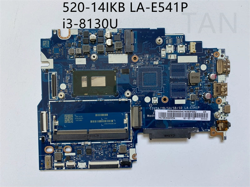 (Shipping fee not include)  motherboard system board  Lenovo/  LA-E541P I5-8250U I3-8130U I5-7200U