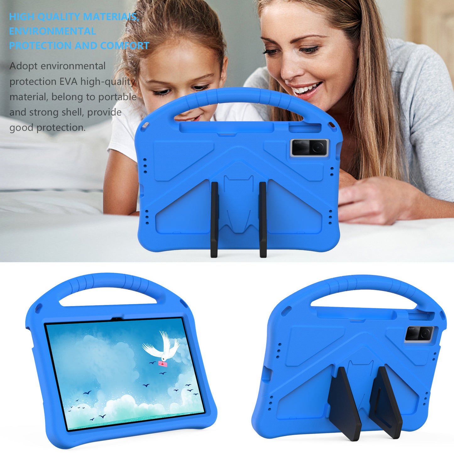 For Redmi 10.6 Tablet OPPO Pad 11 Computer EVA Bracket Children's Safety Anti-drop Protective Cover Protective Accessories