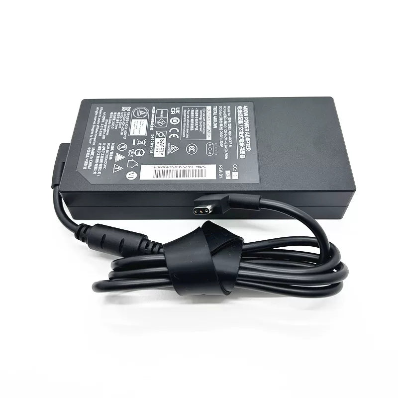 Genuine New ADP-400CB B 400W 20V 20A Razer 3-pin tip AC Adapter Charger for Razer Blade 18 (2025) RC30-0529 RZ09-0529 Power supply Razer laptop repair parts