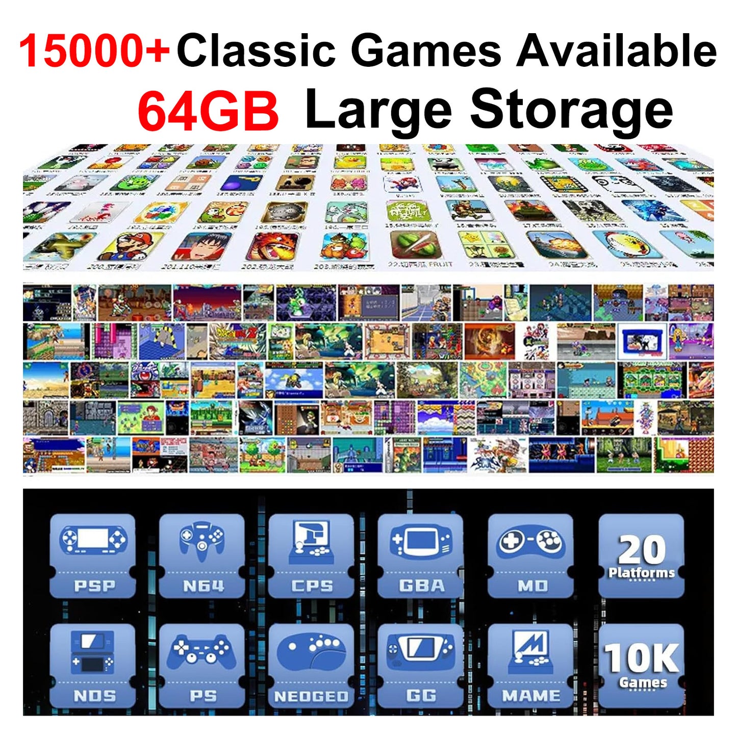 3.5 "inch IPS HD Handheld Game Player console Arcade OTG large screen GBA classic FC retro nostalgic game open source handheld