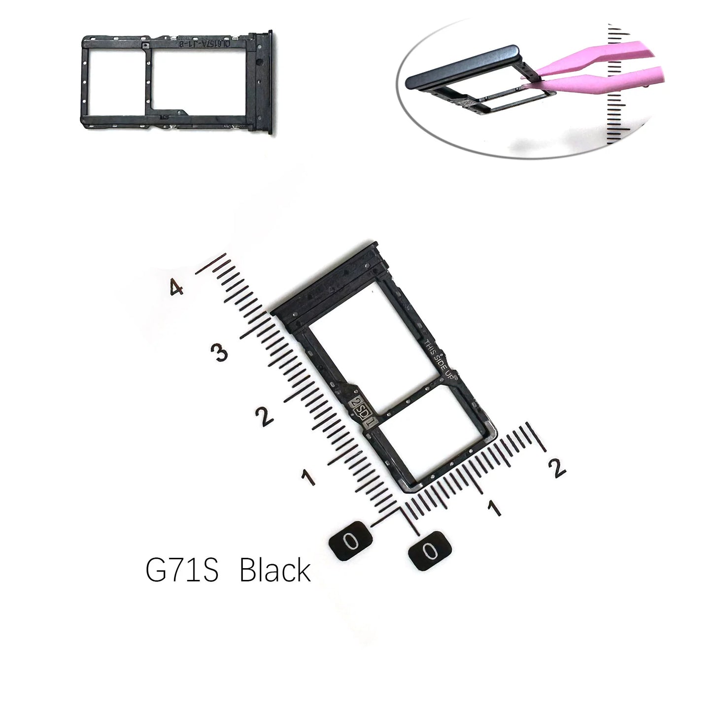 For Motorola Moto G60 G60S G71 G71S G73 G75 Sim card holder