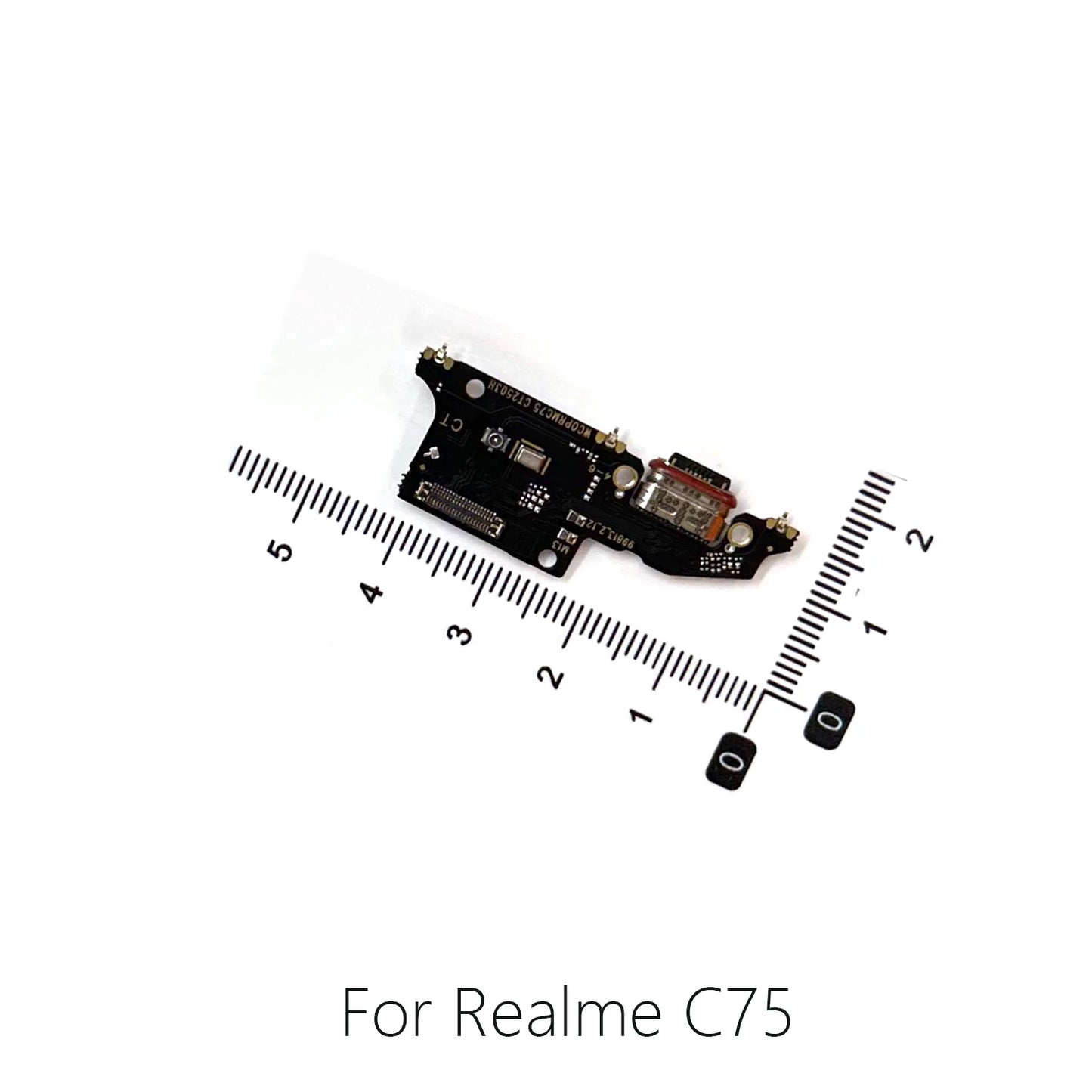 For Realme C55 C61 C63 C65 C67 C75 charging port charging flex board cable