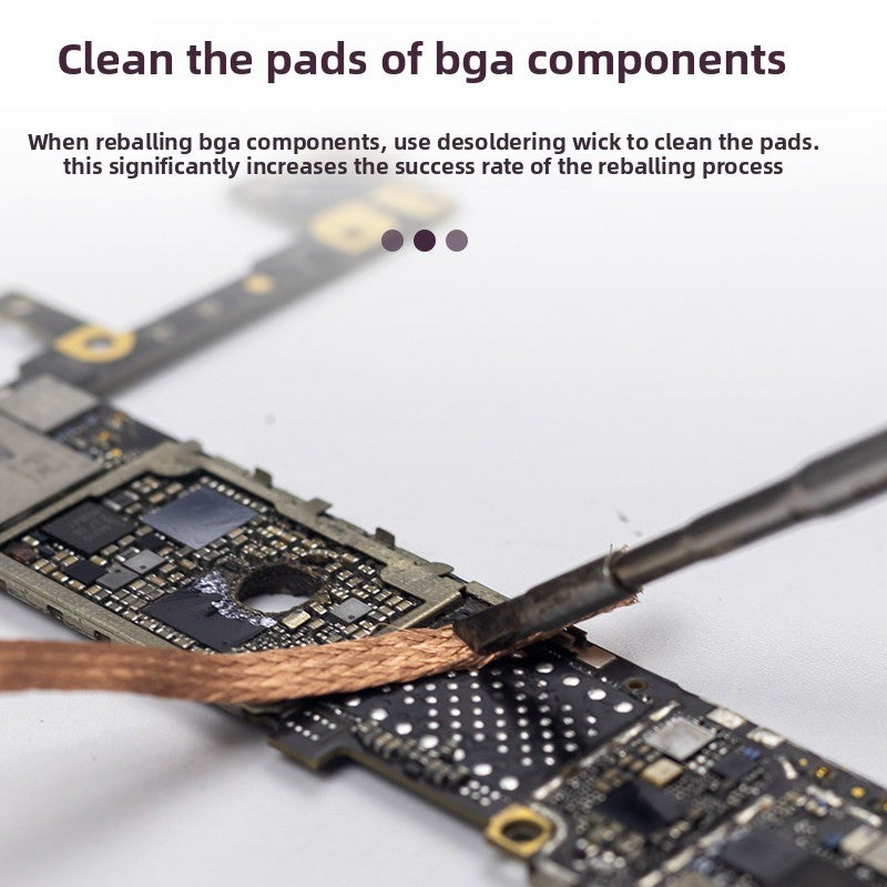 Apple iphone, Samsung mobile phone, notebook main board repair, suction line BGA hard disk WIFI pad, drag tin, tin line repair tool