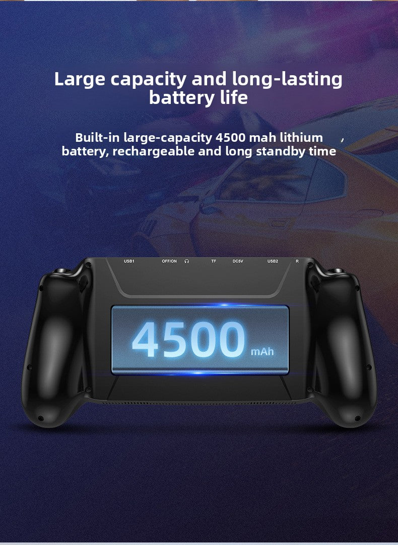 7" inch X20 IPS HD Dual joystick psp 4500mAh rechargable 2.4G Support wireless gamepad Linux games Handheld Game Player console GBA nostalgic retro NES game console FC
