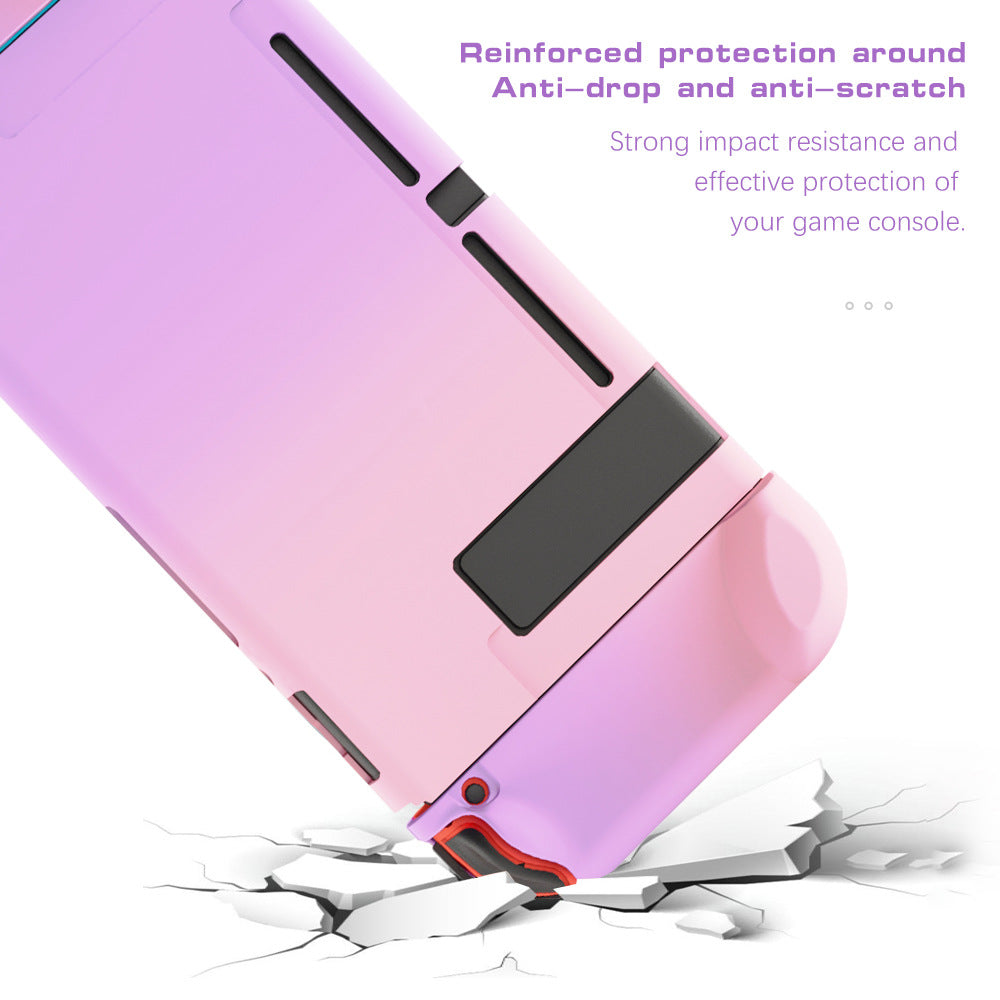 Switch console case is suitable for Nintendo Switch case, skin-friendly feel oil gradient color host case
