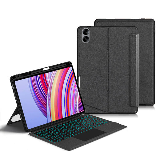 Applicable Redmi 2024 Bracket Case Redmi Pad Pro 12.1 Case Bluetooth Touch Backlight Keyboard and Mouse protective Accessories