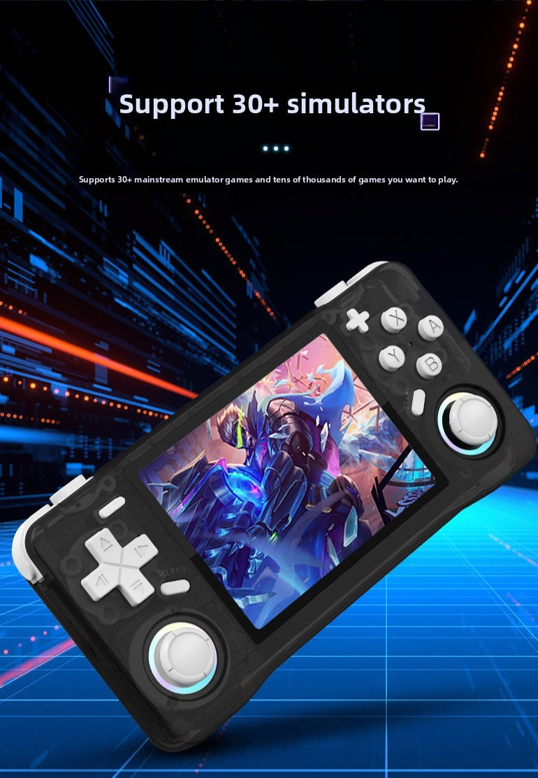 3.5" inch XF35H IPS HD WIFI Online match fight Linux Dual 3D joysticks RGB 4000mAh rechargable supporting 2.4G wireless Gamepad connected games Handheld  Player console