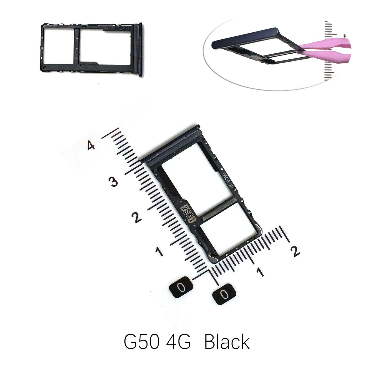 Suitable for Motorola Moto G41 G42 G50 4G G51 5G Sim card slot