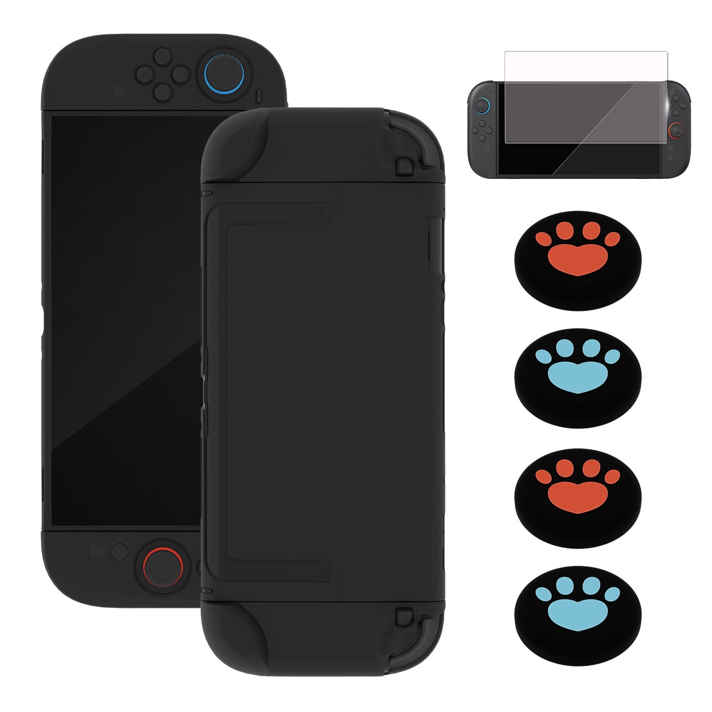 Applicable to Nintendo Switch 2 protective case set switch 2 skin-friendly gradual change case button cap explosion-proof film