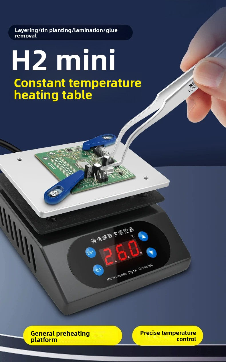 Constant temperature heating station, mobile phone repair, screen removal, LED lamp bead removal and soldering station, heating plate welding BGA preheating station