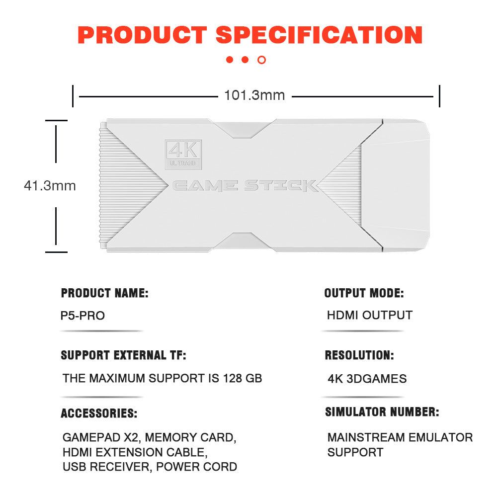 P5 PRO high definition TV game console PSP retro home game console PS1 arcade game console 3D game stick