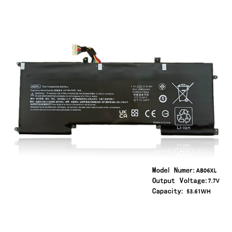 (Shipping fee not include)forfor惠普 HP ENVY 13-AD019TU AD021TU TPN-I128  repalcement battery AB06XL