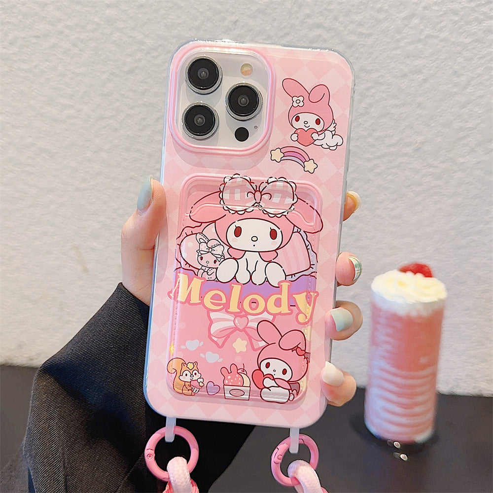 Accessories ins cute cartoon Kullo Mi Melody for iphone15promax iPhone 14 case 11 new models