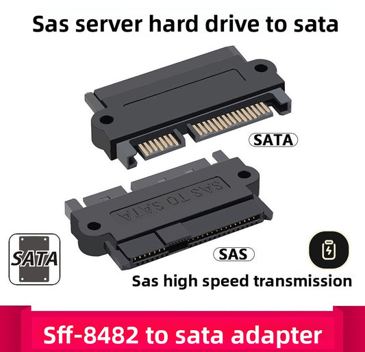 SFF-8482 SAS to SATA  SAS to SATA - 90 degrees SAS29P to SATA229 SAS29P to SATA7P 29P-SATA Hard disk adapter server data cable converter repair tools