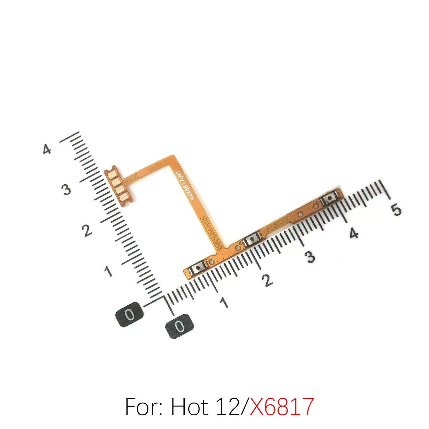 For Tecno Infinix Hot10i Hot10s Hot11 Hot12 Power cable Switch on of ribbon flex