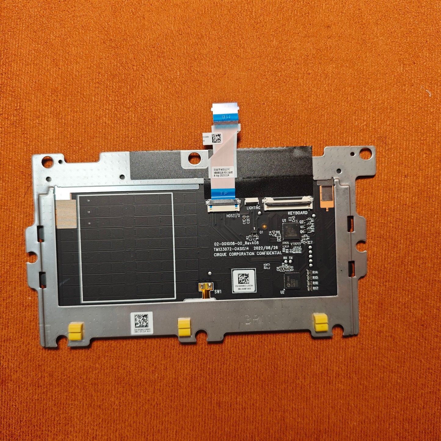 Dell Latitude7440 7450 touchpad iron frame  VHHKC/XG9H3/R81ND touchpad cable R81ND