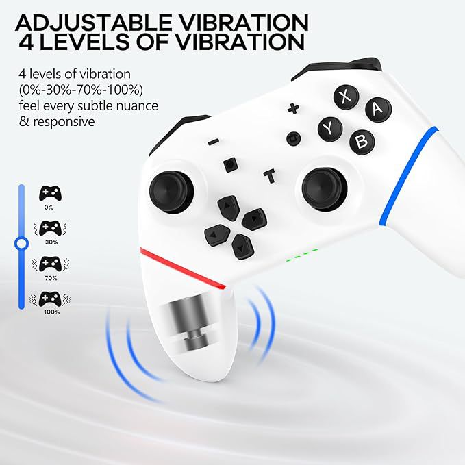 SwitchPro gamepad with vibration with macro definition switch host Bluetooth TYPE-C