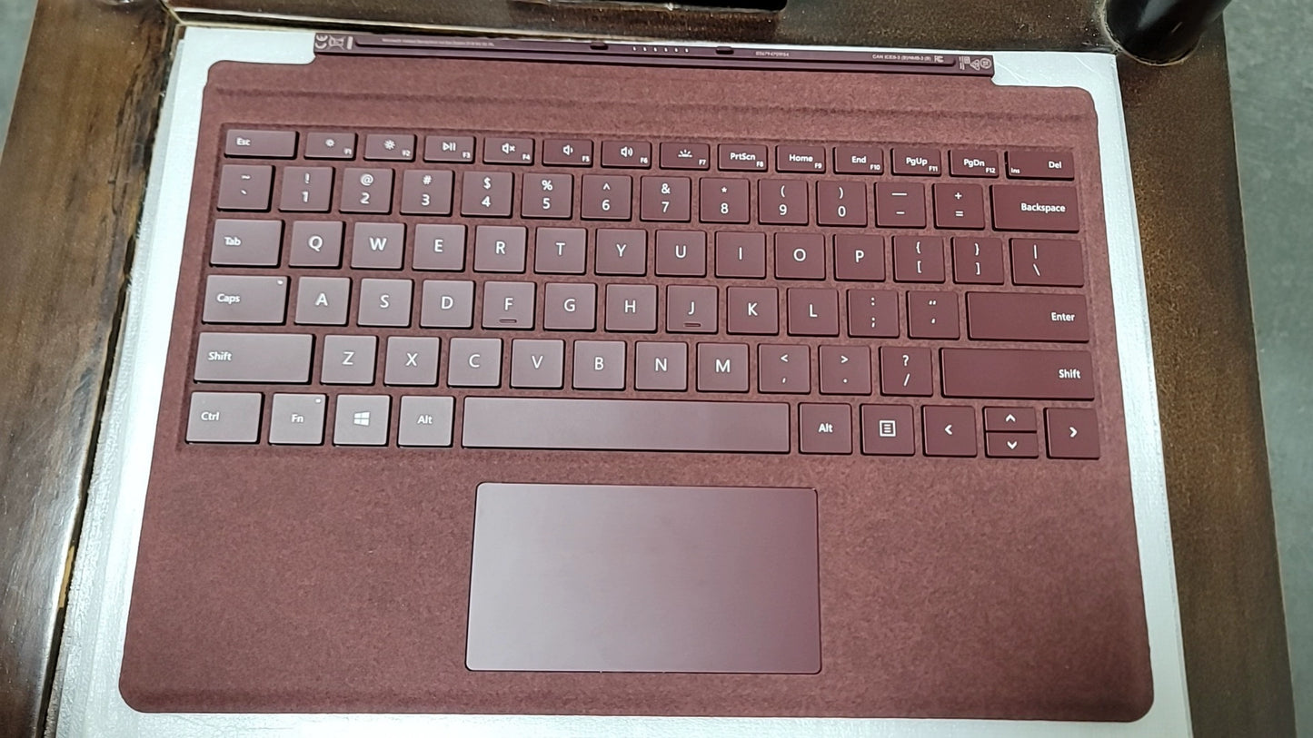 Microsoft Surface Pro4/Pro567 keyboard original magnetic 1796 keyboard burgundy, gray cobalt blue, black