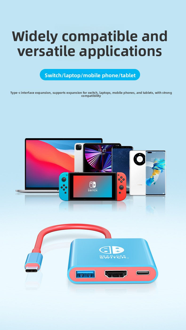 Game console Portable screen projector OLED host converter Dock HDMI 4K 60Hz connection base