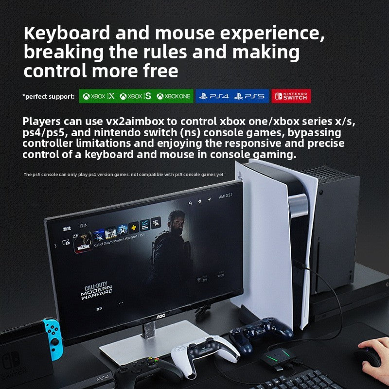 GameSir/LeadJoy VX2AimBox Game Console Keyboard and Mouse Converter Xbox PS4 Switch PS5