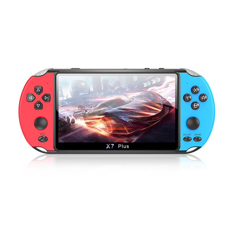 5.5" inch x7plus IPS HD Dual joystick 2000mAh rechargable gamepad games Handheld Game Player console retro nostalgic GBA handheld