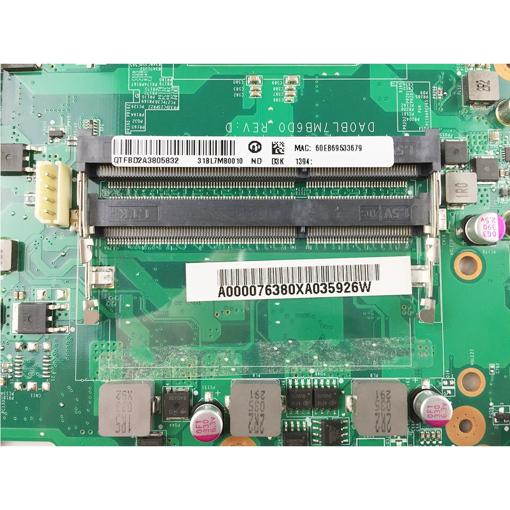 Toshiba L655D C655D main board DA0BL7MB6D0 A000076380