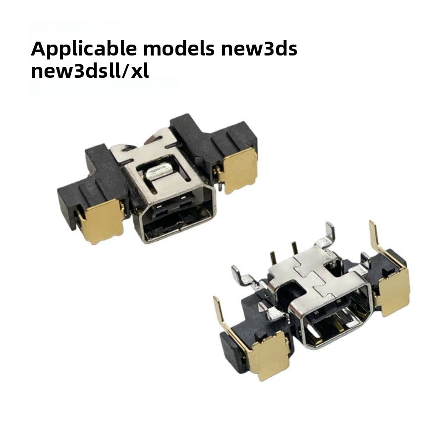 Applicable to NEW3DS tail plug charging port NEW3DSXL/LL game console charging port, new junior charging port Game console repair parts