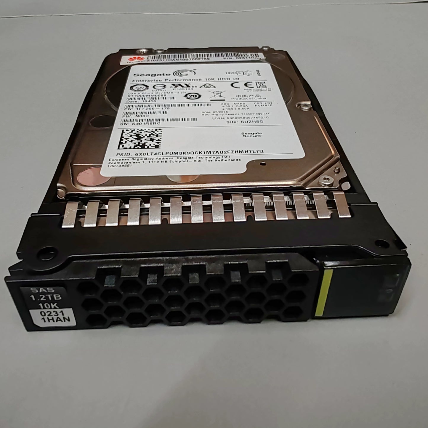 Huawei 02311HAN Huawei 1.2T SAS 10K 2.5 12Gb/s PN: 02311HAN Hard Disk Servicer