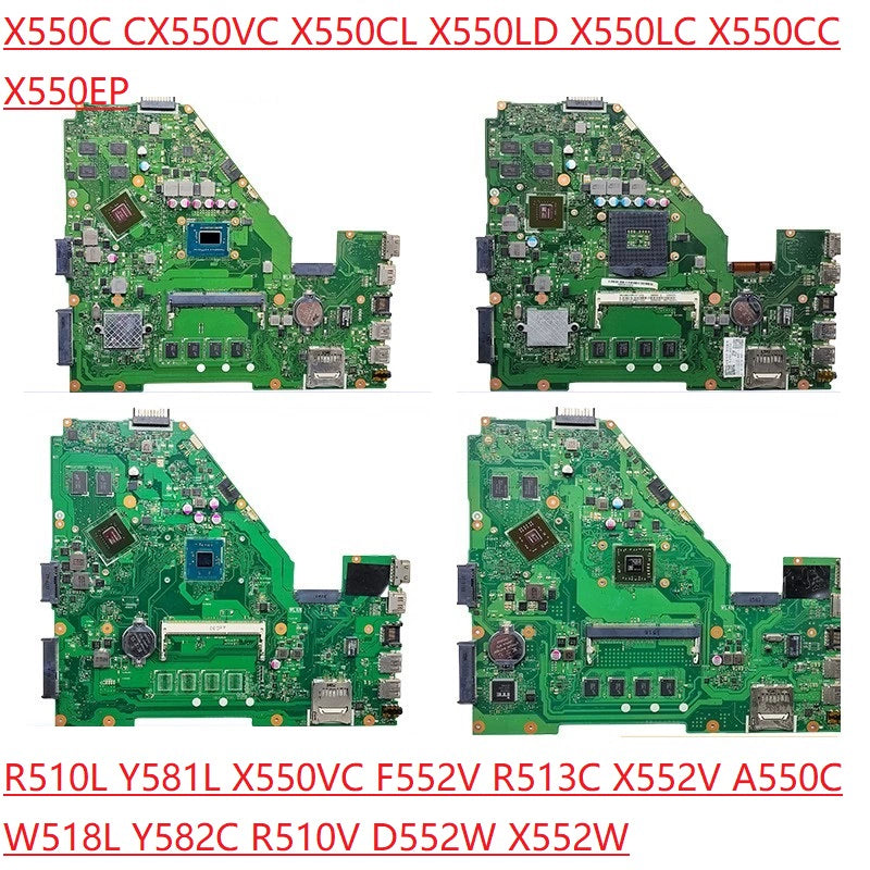 (Shipping fee not include) ASUS  X550V DX991C Y581C X550C F550L W508L Y582L Y581L  motherboard