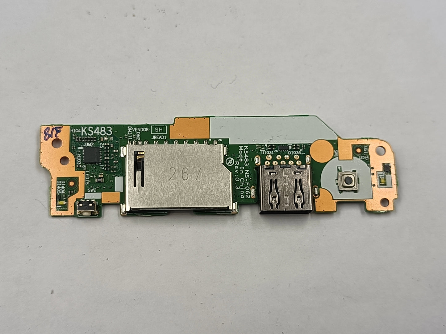 Lenovo IdeaPad slim 3 14amn8 USB daughterboard switch key small board 5C50S25477