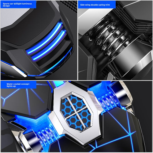 Silver eagle ghost shark e-sports mechanical mouse, wired silent game usb computer