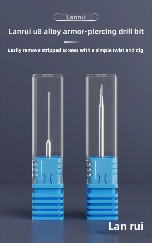 Lanrui U8 drill bit, sliding tooth screw out, broken wire at the tail of the mobile phone, alloy armor breaking, sliding tooth drill bit remover