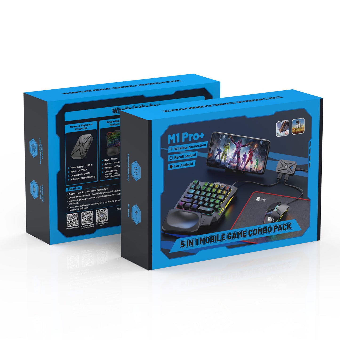 M1 Pro + Android mobile gamepad peripheral chicken eating artifact throne keyboard and mouse converter set auxiliary