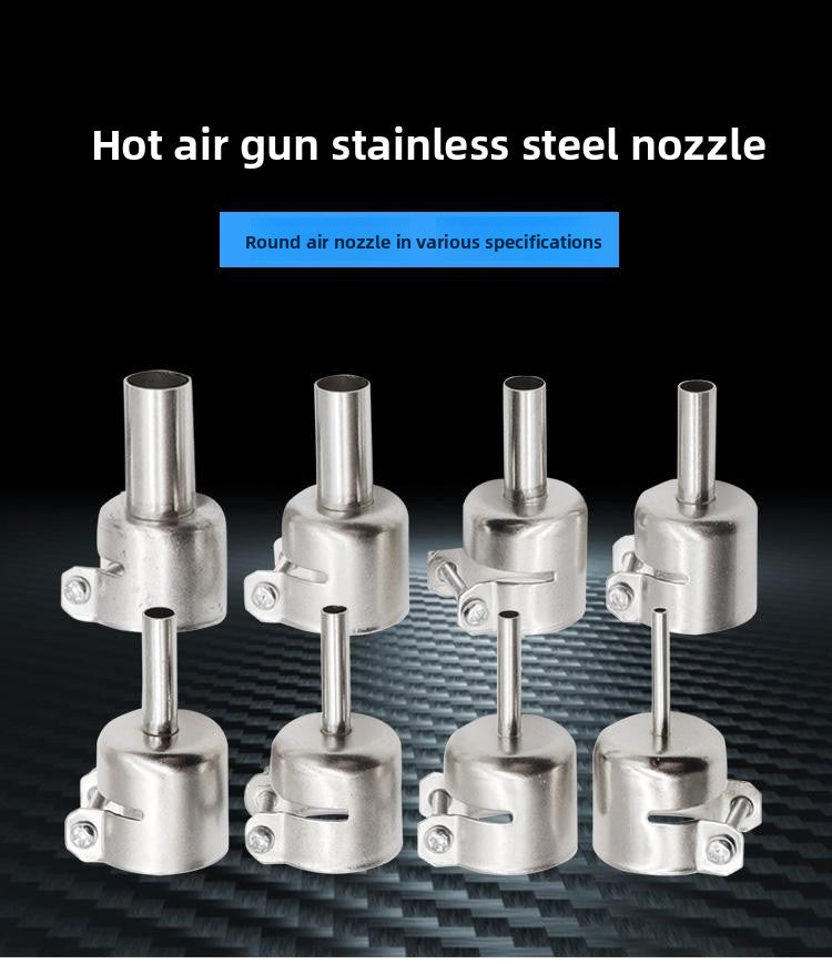 Universal air nozzle 861/2008/850 Elbow Oblique mouth Straight mouth Straight wind Round air gun nozzle Mobile phone special air gun nozzle Phone Repair tools