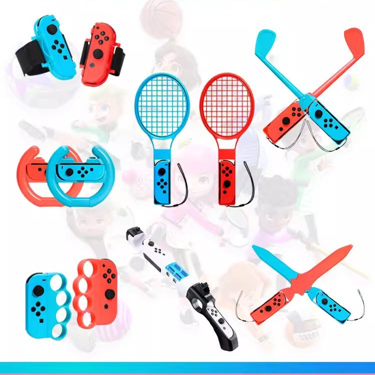 Switch body feeling sports suit fitness global beat steering wheel grip wristband leg strap NS sports accessories
