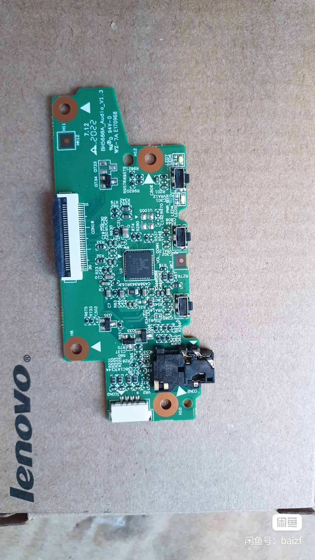 Lenovo yoga n23 audio small board with cable 5P68C11489 5A50Q94004 5P68C07640