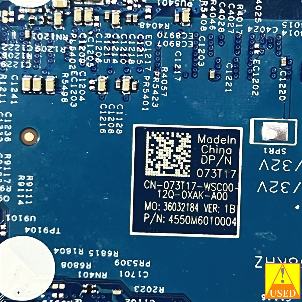 (Shipping fee not include)DELLmotherboard system board 5520 CN-073T17 SRK02 i7-1165G7 19819-1