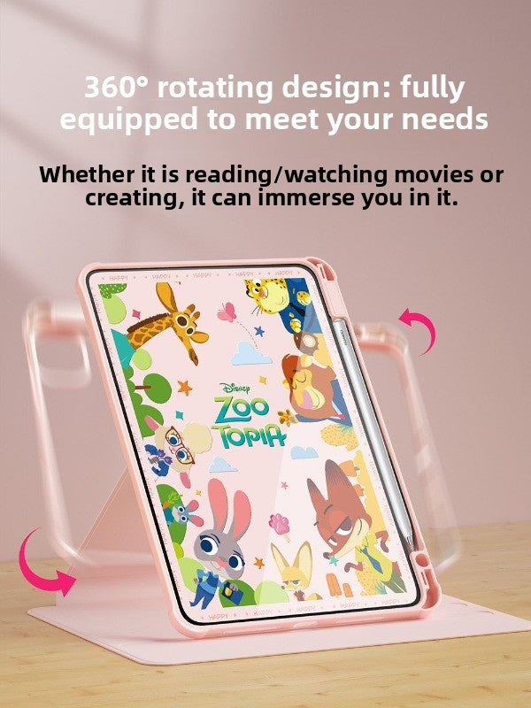 Huawei matepad11 protective case 2023 new matepadair12 tablet case se/pro/115s rotating 11.5s soft light version computer with pen slot 10.4 anti-bending Tablet Accessories