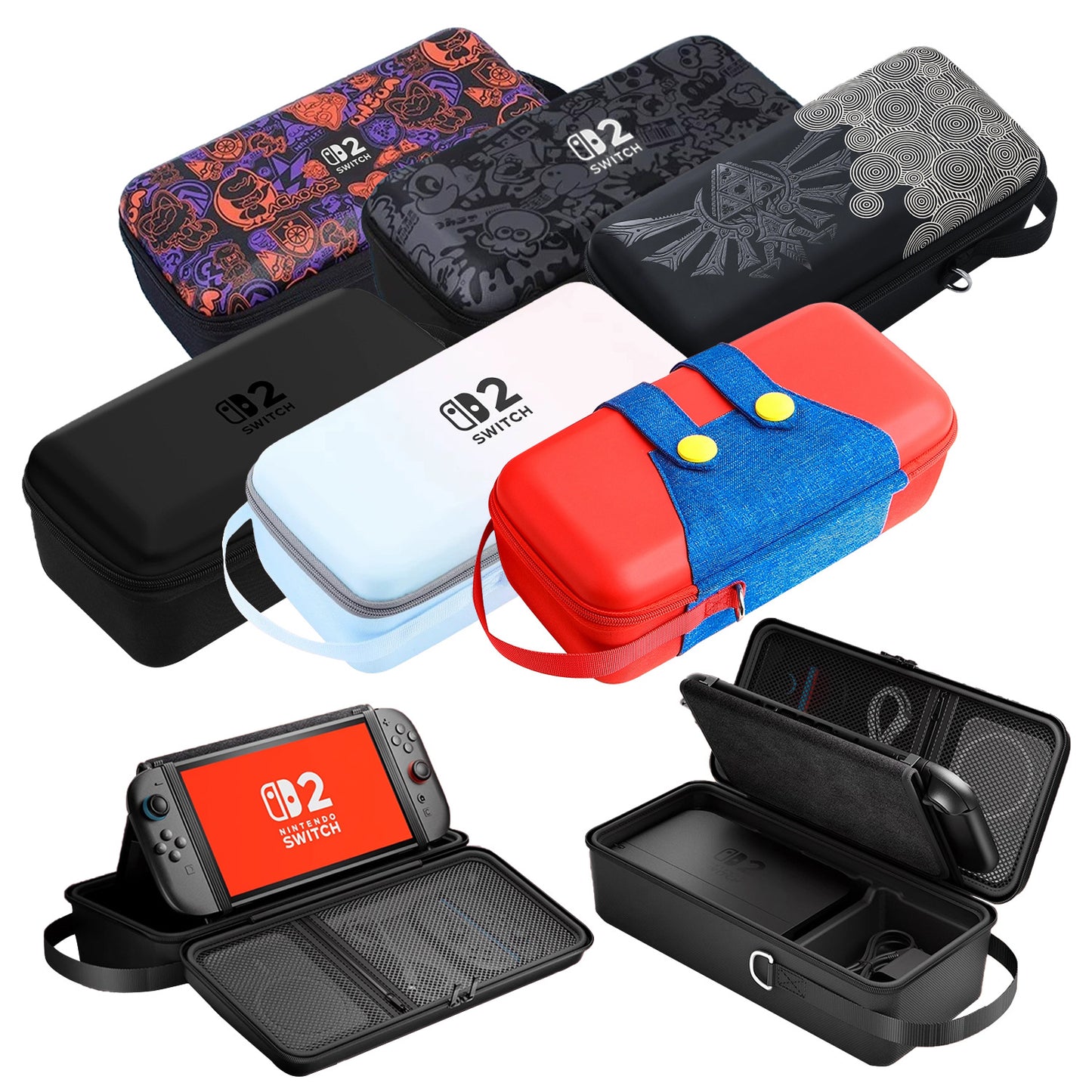 Suitable for Nintendo Switch 2 generation storage bag switch 2 medium host base charger storage box