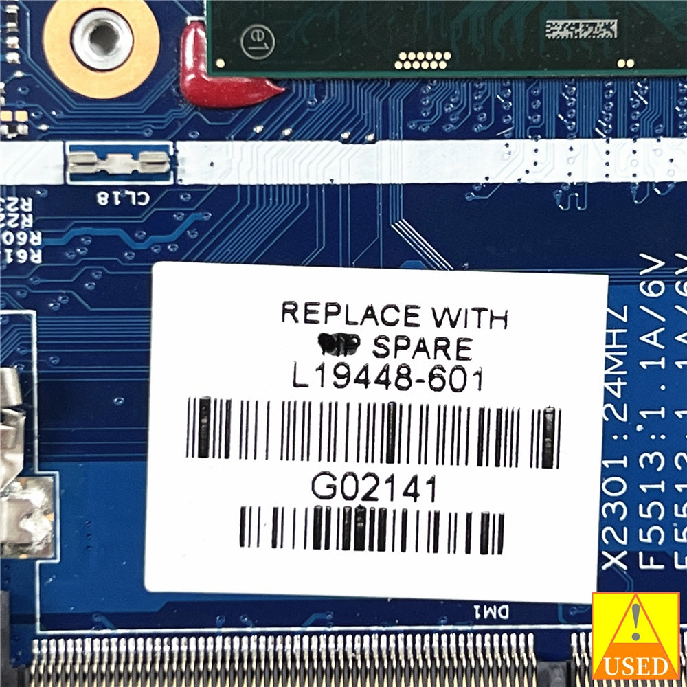 (Shipping fee not include) forHP   motherboard system board15-CN L19448-601 I7-8550U GM 17887-1A