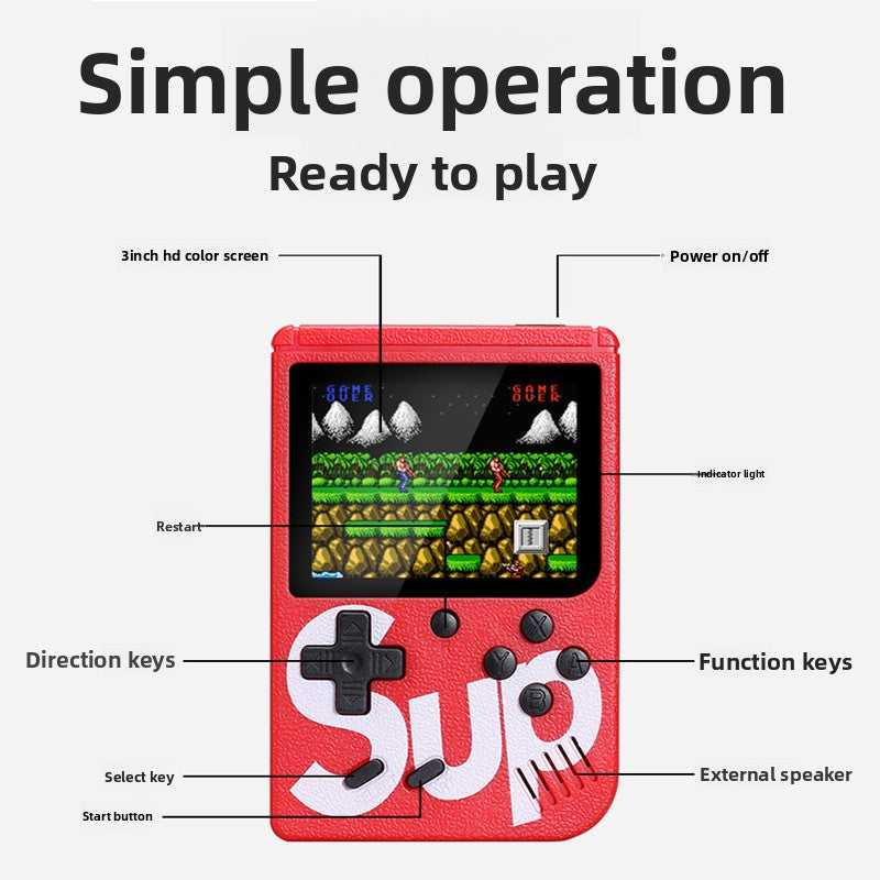 3" inch HD X7 special 400 classic games  SUP 400 500 in one rechargale Handheld Game  Player console  Mini handheld game console 400 in 1