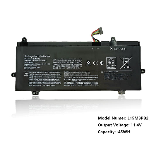 (Shipping fee not include)forFor  Lenovo  N22 N23 Chromebook L15C3PB0  replacement  battery   L15M3PB2