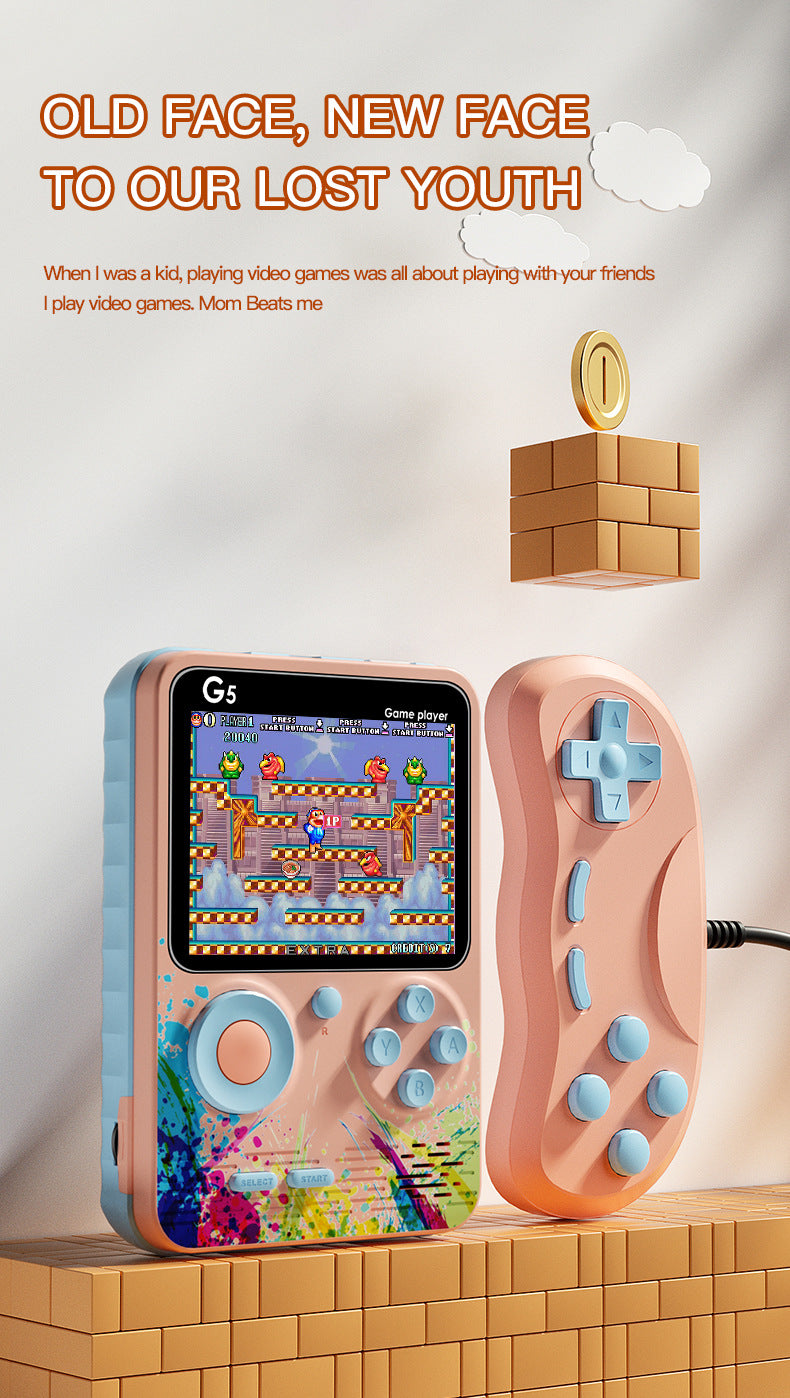 3" inch G5 500 IN 1 games Handheld Game Player console 500-in-1 classic doubles handheld game console